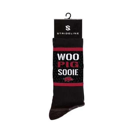 NEW Arkansas Razorbacks Strideline NCAA Socks Officially Licensed Cover