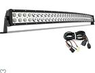 42inch 560W Curved LED Light Bar Flood Spot Combo For Jeep Offroad Truck SUV 4WD