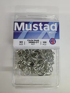 Mustad 39960-DT-FORGED DURATIN CIRCLE HOOKS 100 Stück-BEST-SALTWATER 8/0 - Bild 1 von 4