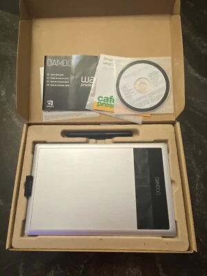Wacom Bamboo Capture Pen Digital Touch Editing Tablet Drawing CTH470 Complete - Image 1 of 4