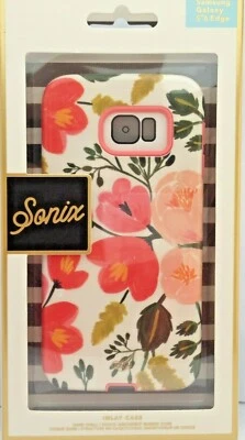 Nuevo-Funda con incrustación Sonix Lenntek Samsung Galaxy S6 Edge-Rosa botánica Foto 1 de 4