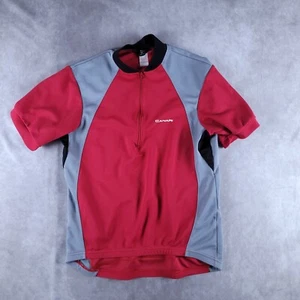 Canari Mens Cycling Jersey Shirt M Red Made In USA - Picture 1 of 6