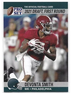 2021 Leaf Pro Set Devonta Smith Draft Day Rookie Card SP  - Picture 1 of 2