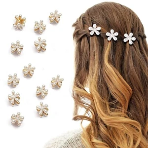 12pcs Korean Hair Clips For Women - Flower Clip Clip Small for Women - Picture 1 of 8