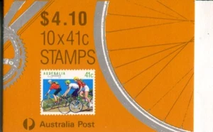 1989 Cycling - Stamp booklet No Barcode 4K Part Perf - Picture 1 of 3