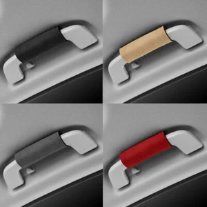Car Accessories Roof Handle Guard Suede Handrail Armrest Handle Protector Cover - Picture 1 of 11