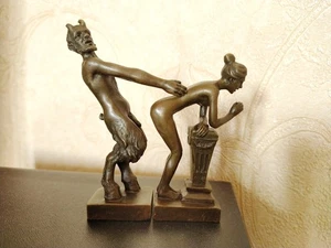 Satyr Devil Bronze statue bronze erotic - Picture 1 of 5
