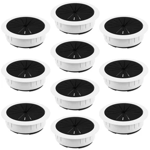 10 Pcs Desktop -Kabelbox Schreibtisch Kabeldurchführung Desktop-Lochabdeckung - Bild 1 von 12