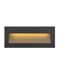 Taper Step 12V LED Step Light in Satin Black - Picture 1 of 1