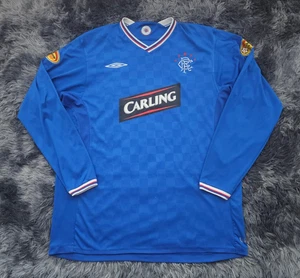 Rangers FC Authentic Umbro 2009/2010 Long Sleeve SPL Thomson #8 Home Shirt - XL - Picture 1 of 10