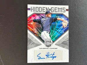 Sam Hentges 2019 Elite Extra Auto Autograph Rookie RC Cleveland Indians C29 - Picture 1 of 1