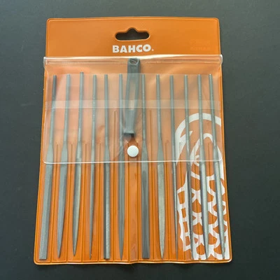Bahco 12 piece needle file set 2-472-16-1-0 160mm Bastard cut 1 - Image 1 of 3