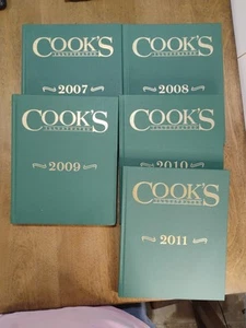 Lot Of 5 Cook's Illustrated Cookbook Annuals hardcover 2008-2011 Unused! - Picture 1 of 24