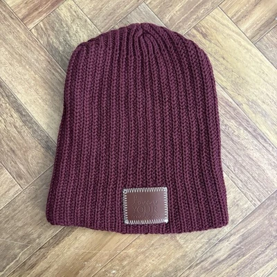 Love Your Melon Burgundy Red Beanie Hat Warm Winter Fall Men’s Women’s 272 - Image 1 of 3