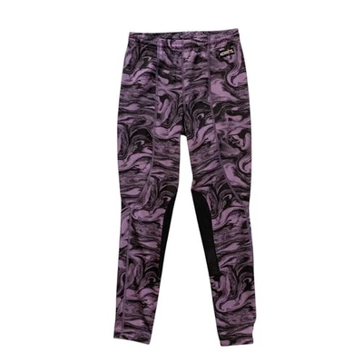 Брюки Kerrits для девочек большие лавандовые черные бриджи для верховой езды с завитковым принтом - Изображение 1 из 4