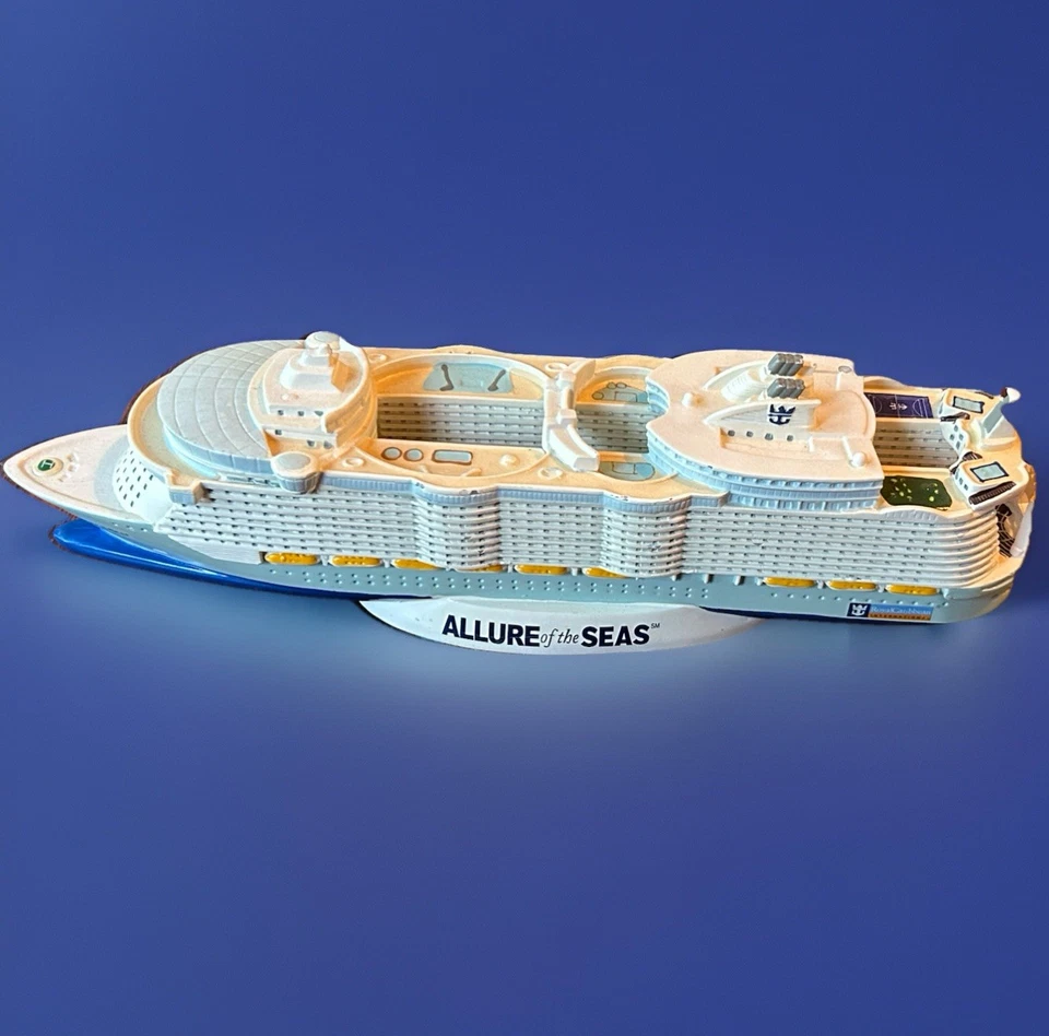 Royal Caribbean ALLURE OF THE SEAS Cruise Ship Model 12 Inches - Image 1 of 4