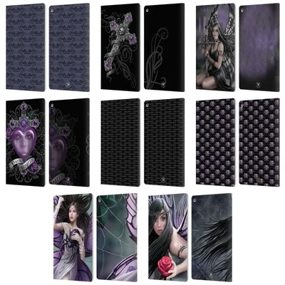 OFFICIAL ANNE STOKES DARK HEARTS LEATHER BOOK WALLET CASE COVER FOR AMAZON FIRE - Image 1 of 4
