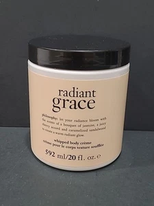 Philosophy Radiant Grace Whipped Body Créme 20 fl oz Mega Size New Open Jar - Picture 1 of 3