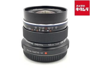 OLYMPUS M.ZUIKO DIGITAL ED 12mm F2.0 BLACK for M4/3 mount -Mint- `6364 - Picture 1 of 3