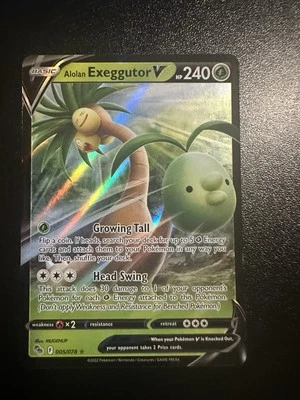 Alolan Exeggutor V 005/078 Pokémon GO Holo - Image 1 of 3