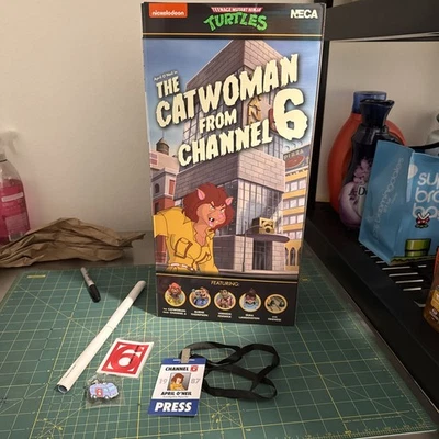 NECA TMNT LA CATWOMAN DEL CANAL 6 SDCC CAJA EXCLUSIVA SET NUEVO/SELLADO Foto 1 de 4