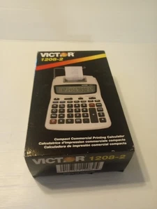 Victor 1208-2 Printing Calculator, 2-Color Black/Red Print - Picture 1 of 6