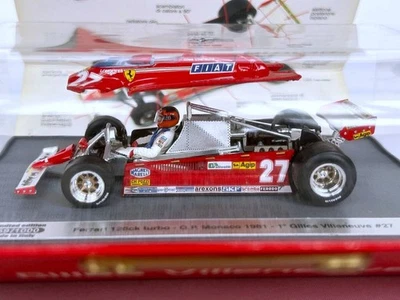 BRUMM 1/43 Ferrari 126CK Turbo Monaco GP 1981 Winner G. Villeneuve Model - Immagine 1 di 4