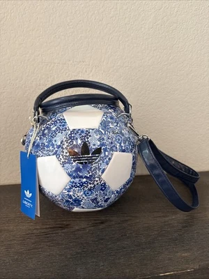JD5424 adidas Originals x Liberty London Football Bag; Soccer Ball Purse - Image 1 of 4