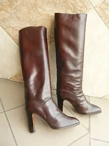Boots Vintage " Dark Brown " Romano Firenze T.40 - Picture 1 of 4