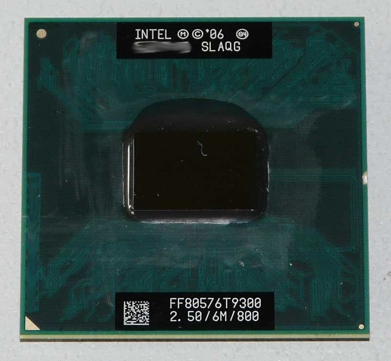 Intel Core 2 Duo T9300 2.5 GHz Dual-Core 6M 800MHz CPU Socket P Processor - Image 1 of 1