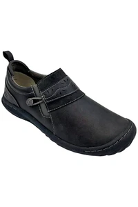 JBU Women's Fern Casual Step-In Flat Charcoal - Picture 1 of 3