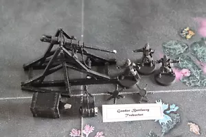 Lord Rings - Lotr - Gondor Battlecry Trebuchet y X3 Crew - METAL 2005 - RARO - Imagen 1 de 10