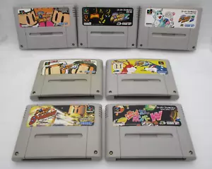 SFC SUPER BOMBERMAN 1 2 3 4 5 PANIC BOMBER W B-DAMAN NTSC-J 7Spiele SNES Japan - Bild 1 von 23