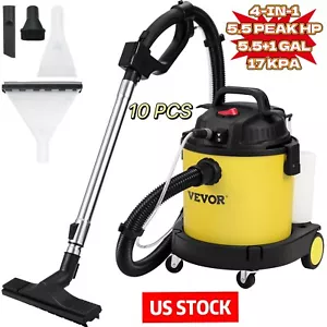 PRETEC 5.5HP Wet Dry Vacuum Cleaner 6Gal, Soap Tank, Spray Nozzle, 4-in-1 Vac - Picture 1 of 8