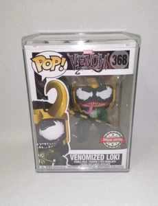 Funko Pop! MARVEL "Venomized Loki" #368 Special Edition Vinyl Figure w/Hard Case - Imagen 1 de 6