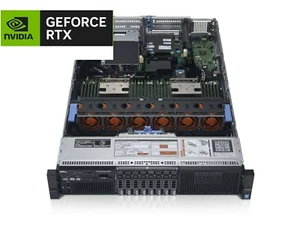 GPU Server , NVIDIA TESLA P100 16GB , DELL R730 , 24 CORE , 64GB DDR4 , 2TB SSD - Picture 1 of 1