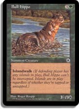 Bull Hippo (Reminder Text) Portal 1x - Near Mint, English MTG Magic