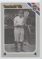 1990 Baseball Wit No Card Number Babe Ruth HOF