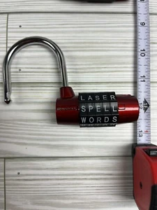 Lot of 4 - Wordlock Combination Pad Locks FREE SHIPPING - Picture 1 of 2