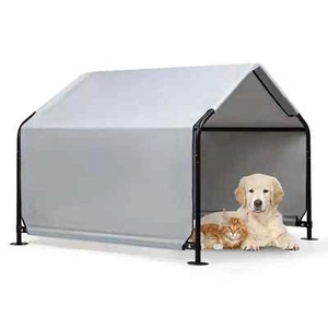 Dog Shade Shelter Pet Outdoor Tent Large Dog House Sun Rain Animal Shelter - Picture 1 of 5