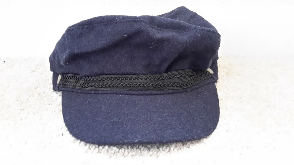 Apt 9 Fishing Captain Style Navy Hat Cap  Wool Blend # 110188 Pre-owned - Image 1 of 4