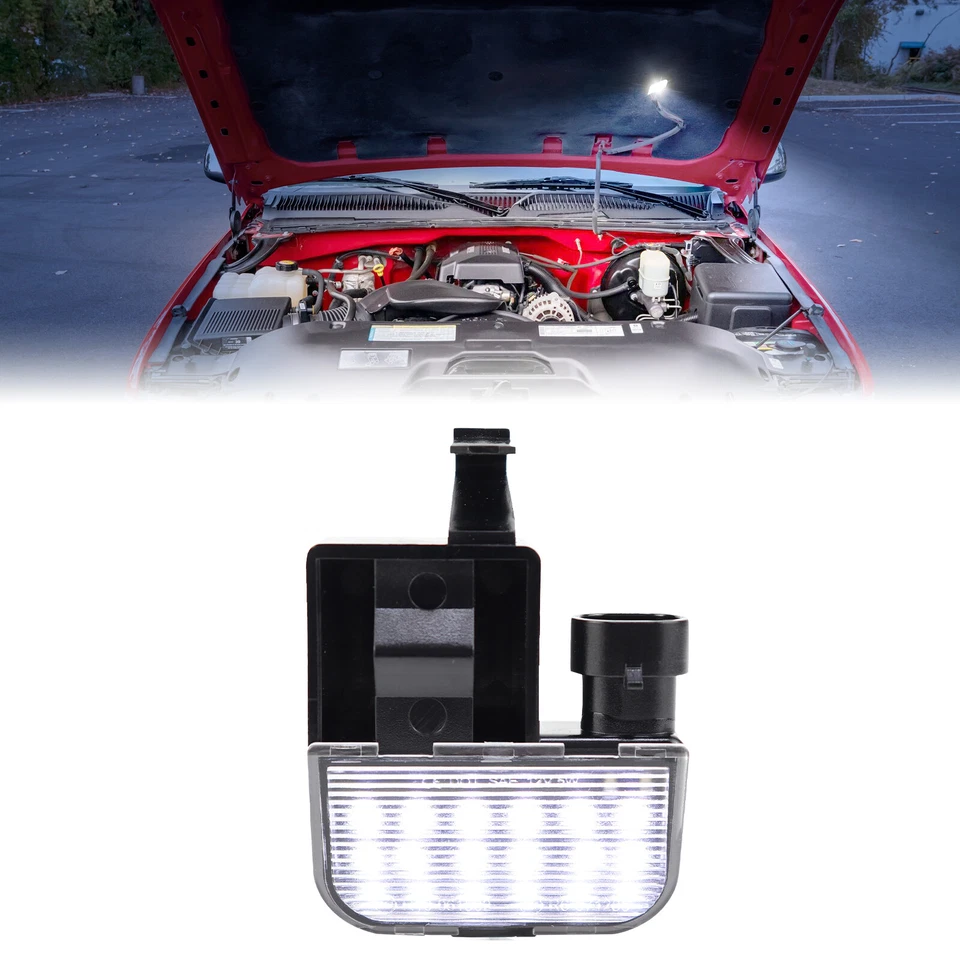 Luz LED debajo del capó para Chevy Silverado 1500 2500 3500 Express Tahoe Suburban Foto 1 de 4