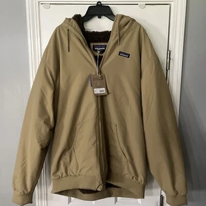 NEW $229 PATAGONIA Size 2XL Isthmus Sherpa Lined Bomber Jacket Classic Tan - Picture 1 of 7