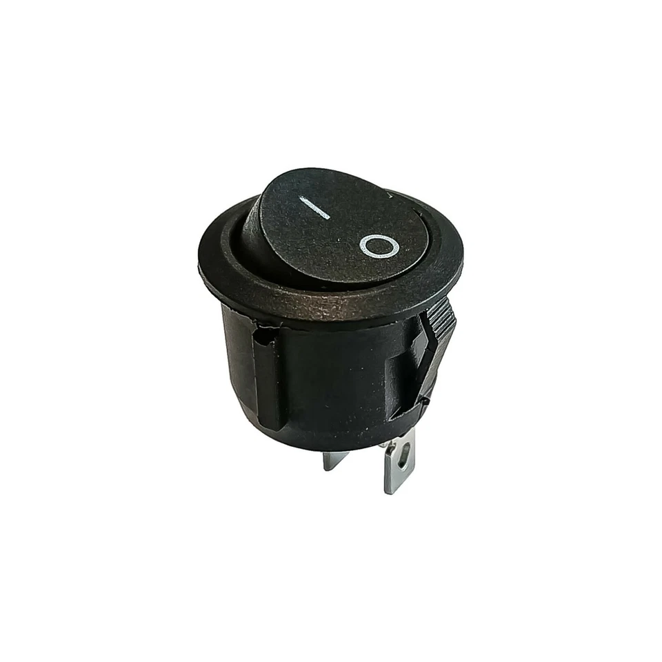 Wippschalter Kippschalter ON/OFF Ein/Aus 250 V 10 A 1-polig schwarz Kunststoff