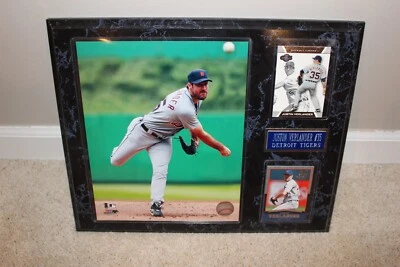 Placa Justin Verlander Tigres de Detroit 12 x 16  Foto 1 de 4