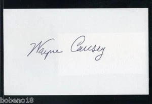 Wayne Causey signed Autogramm Auto 3x5 Karteikarte 60er Baseball Leichtathletik - Bild 1 von 1