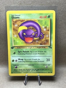 1995, 96, 98 Pokemon Card 1st Edition **Ekans** - Fossil Set # 46/62 - Common - Picture 1 of 2