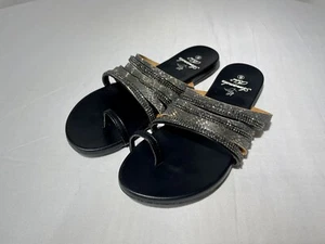 Amanda Blu Mariella Sandal Black Size 6 Women’s - Picture 1 of 8