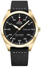 Swiss Military by Chrono quartz watch for men black/golden SM34087.06