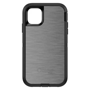 OtterBox Defender for iPhone / Samsung Galaxy - Silver Stainless Steel Print - Picture 1 of 40